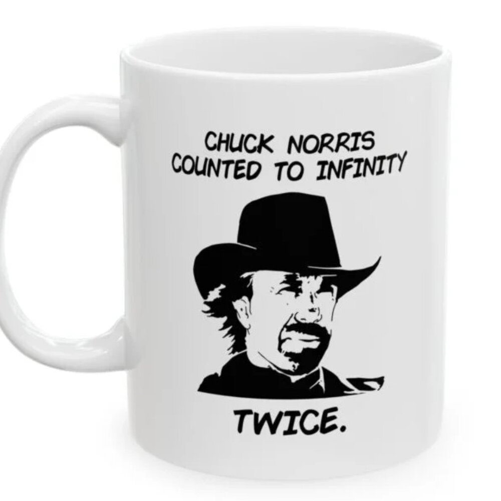 Chuck Norris Counted To Infinity Twice Coffee Mug 73